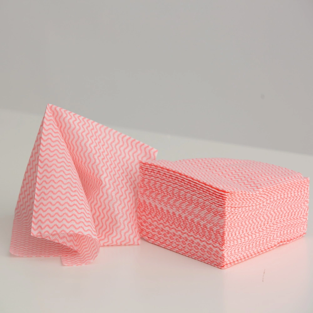 Factory Produced Soft Feeling Reusable Cleaning Cloth Disposable Non Woven Kitchen Wipe