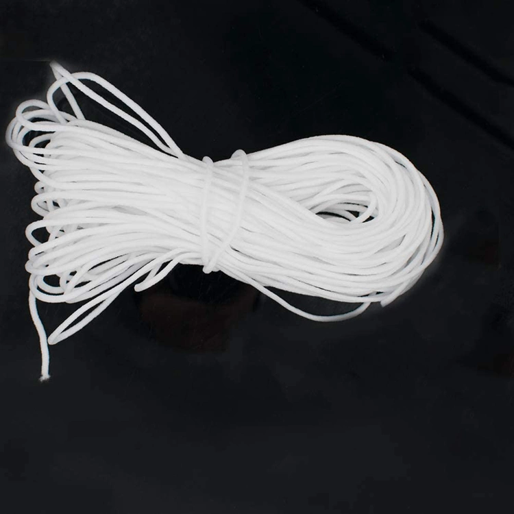 3mm Round Adjustable Elastic Band Cord Earloop for Mask