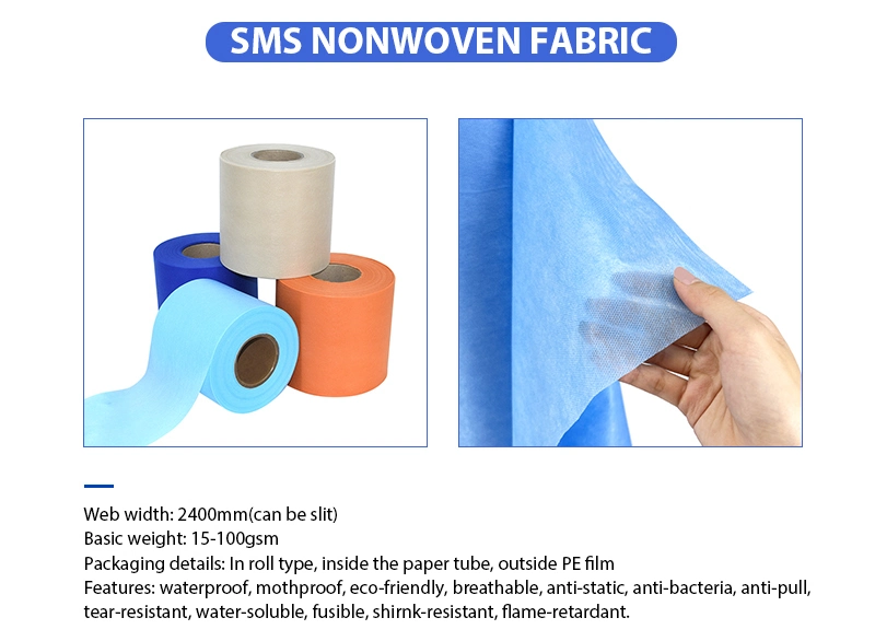 PP Non Woven Fabric Manufacturing Process/Recyclable PP Non Woven Fabric in China/Nonwoven Fabric in Roll Non Woven Factory