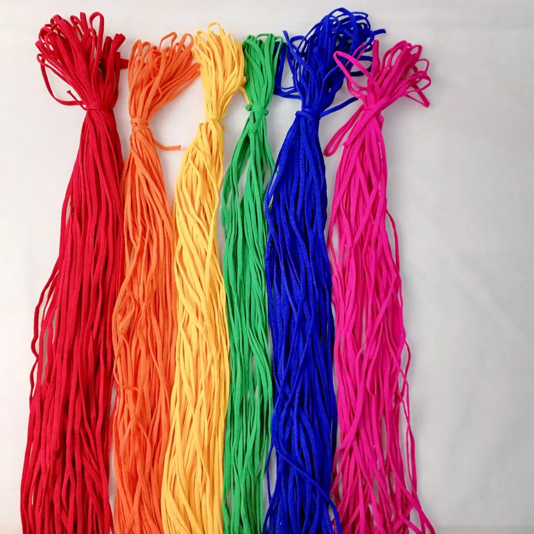 3mm Nylon Spandex Earloop Cord Band for Face Mask