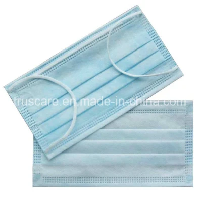 Non Woven Medical Disposable Surgical PPE Face Mask 3 Ply Earloop with CE