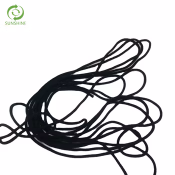 Disposable Face Mask White Flat Ear Loop Elastic Earloop