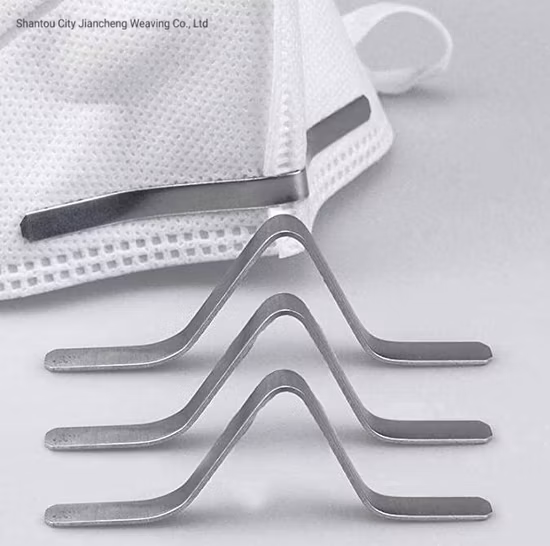 Aluminum Metal Flat Strips Straps Adjustable Nose Clips Wire for Mask